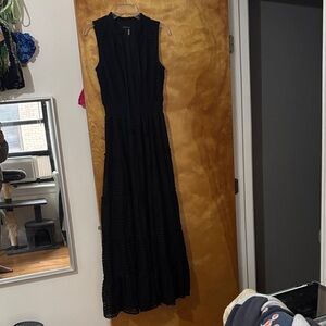 Black Sleeveless Maxi Dress